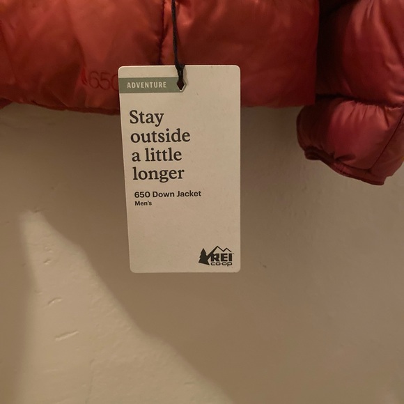 REI Men's Rust Puffer Jacket- special edition - Picture 4 of 5